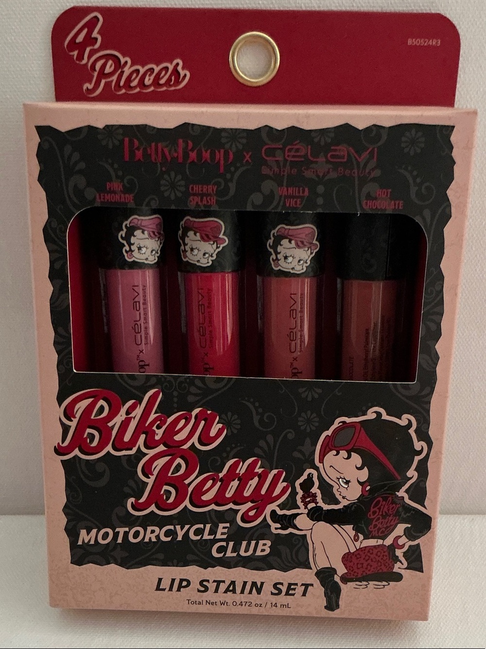 Betty Boop x Celavi Biker Betty Motorcycle Club (4) Piece Set.